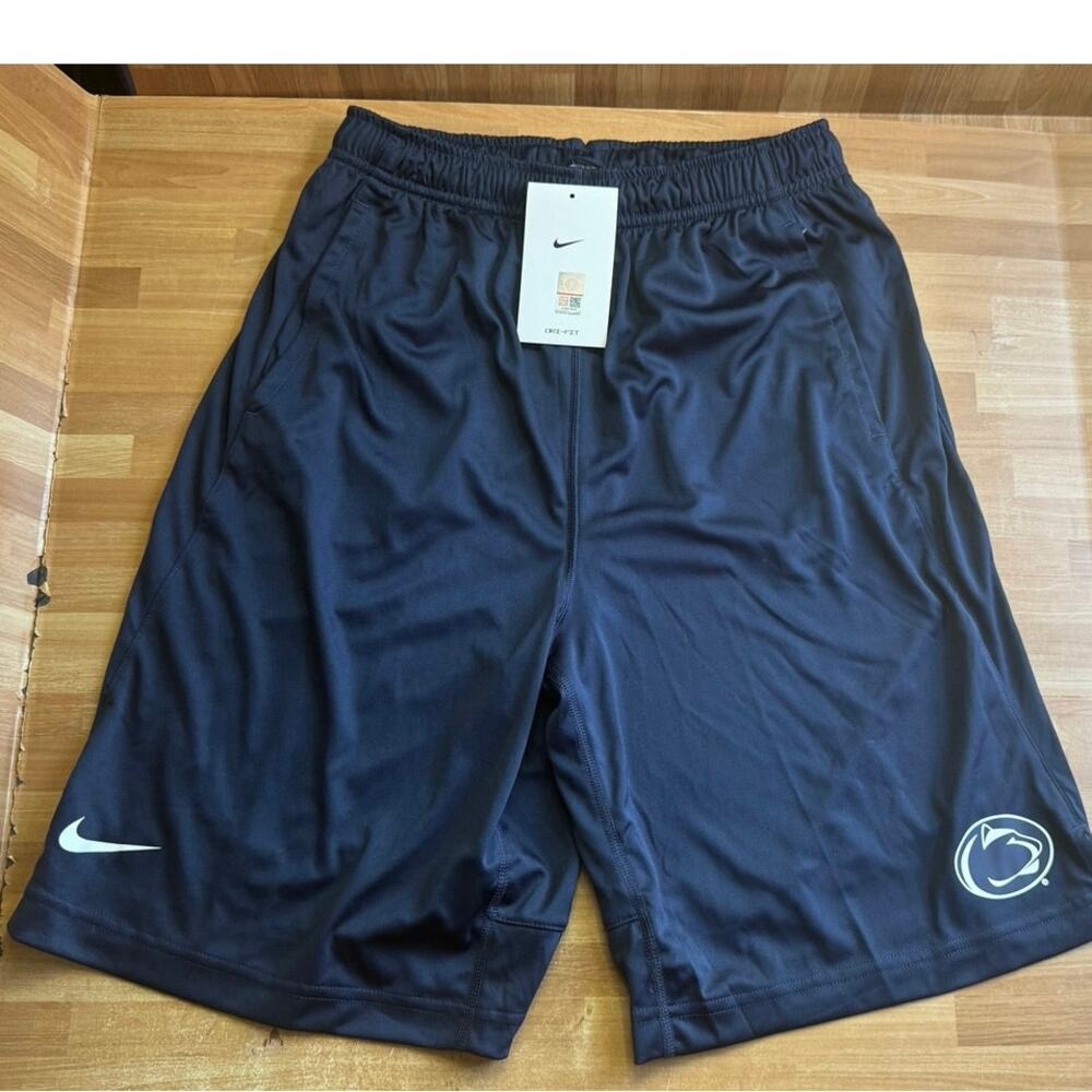 Nike Penn State Nittany Lions performance shorts boys large NWT